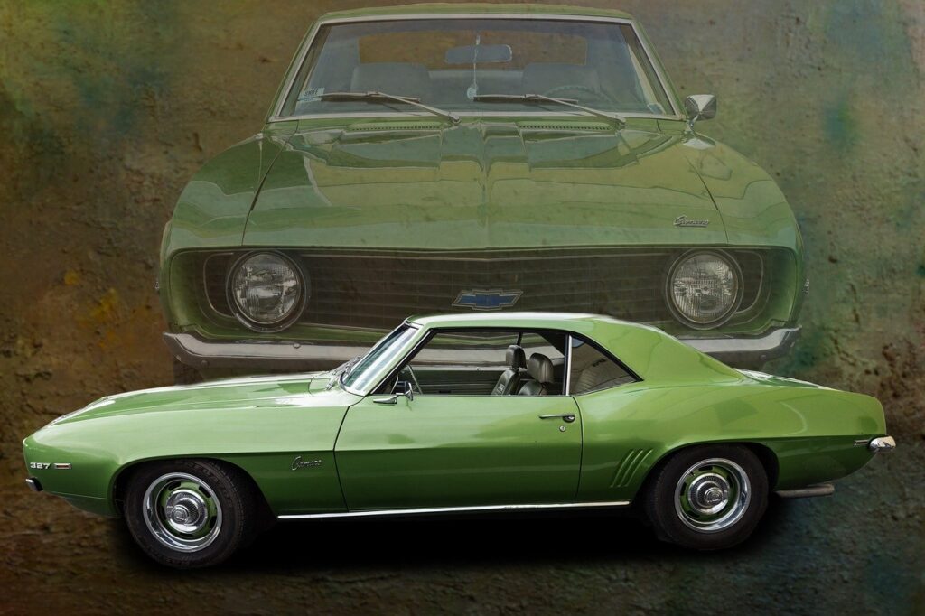 Chevy Nova SS classic model highlighting its sporty Super Sport badge and vintage performance appeal