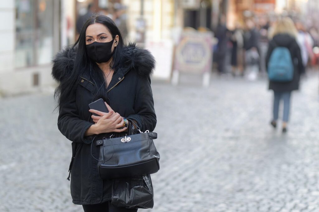 Modern urban streetwear style with oversized clothing and stylish sneakers