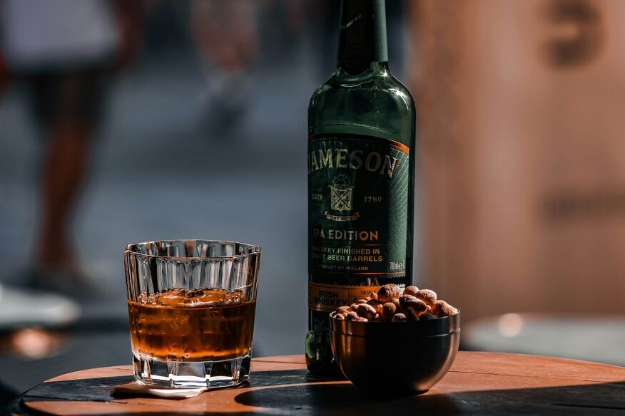 ingredients used for jameson orange old fashioned recipe