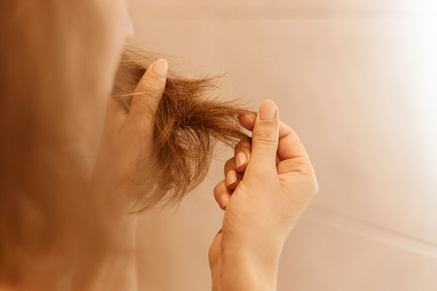 A hair care image showing moisturizing conditioner, leave-in conditioner, cream, and sealing oil for high porosity hair care